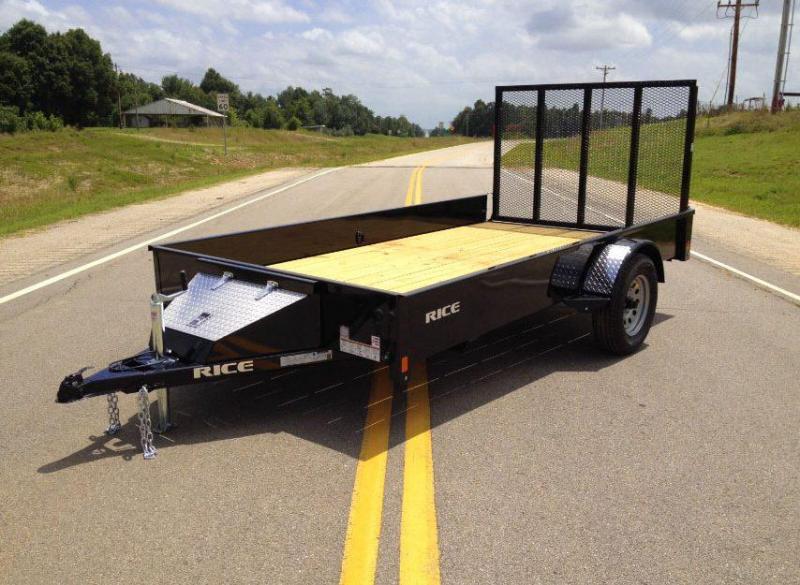 2018 Rice 6 x 10 Single Axle Solid Side Landscape Trailer 2018 Rice 6 x 10 Single Axle Solid Side Landscape Trailer