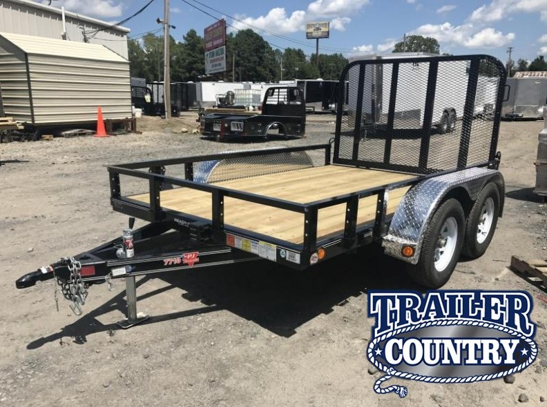 77x10 PJ Tandem Axle Utility Trailer 77x10 PJ Tandem Axle Utility Trailer