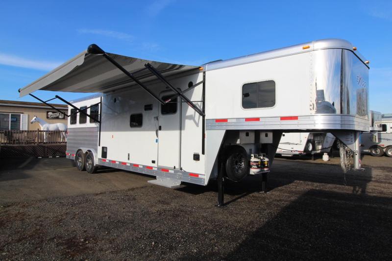 Living Quarter Horse Trailer 12 Short Wall Floor Plan | 2018 exiss endeavor 8312 3 horse 12 short wall living Living Quarter Horse Trailer 12 Short Wall Floor Plan | 2018 exiss endeavor 8312 3 horse 12 short wall living