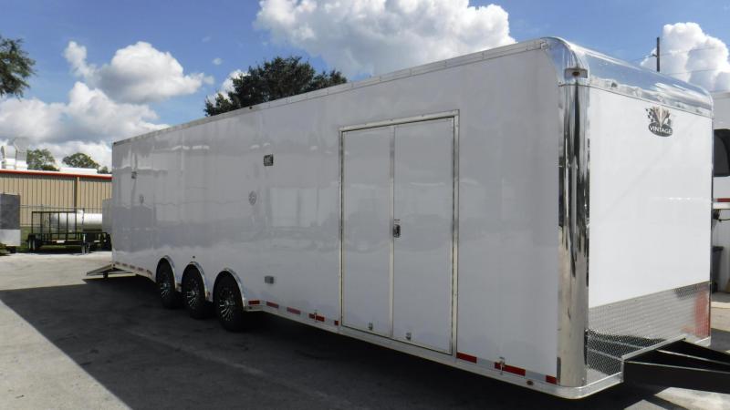 2018 34' Vintage Bath Package Pro Stock Race Trailer 2018 34' Vintage Bath Package Pro Stock Race Trailer