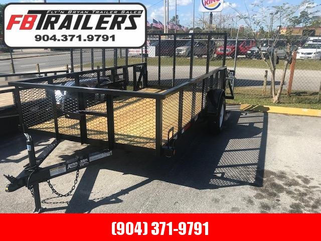 2019 6x12 Open Utility Trailer with 2' Mesh Sides by Anderson Mfg 2019 6x12 Open Utility Trailer with 2' Mesh Sides by Anderson Mfg