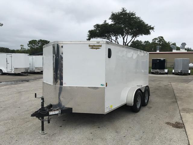 2018 7x12 USED Enclosed Cargo Trailer LOW PRO 2018 7x12 USED Enclosed Cargo Trailer LOW PRO