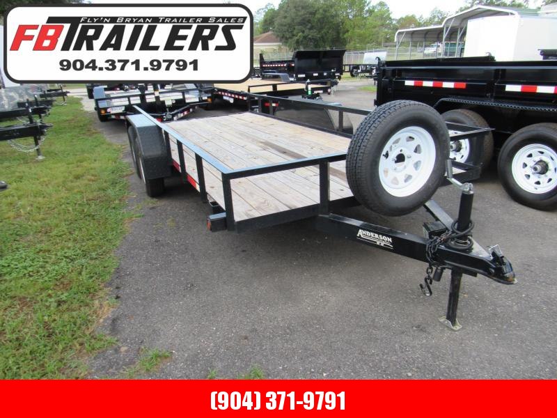 2017 Anderson Manufacturing 6X16 With Slide in Ramps Utility Trailer 2017 Anderson Manufacturing 6X16 With Slide in Ramps Utility Trailer