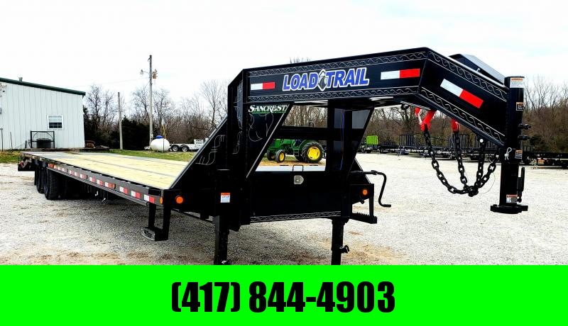 2019 Load Trail 102x40 LO-PRO Gooseneck Flatbed Trailer W/12K AXLES ADJ. RAT. RAIL MAX RAMPS DISC BRAKES 2019 Load Trail 102x40 LO-PRO Gooseneck Flatbed Trailer W/12K AXLES ADJ. RAT. RAIL MAX RAMPS DISC BRAKES