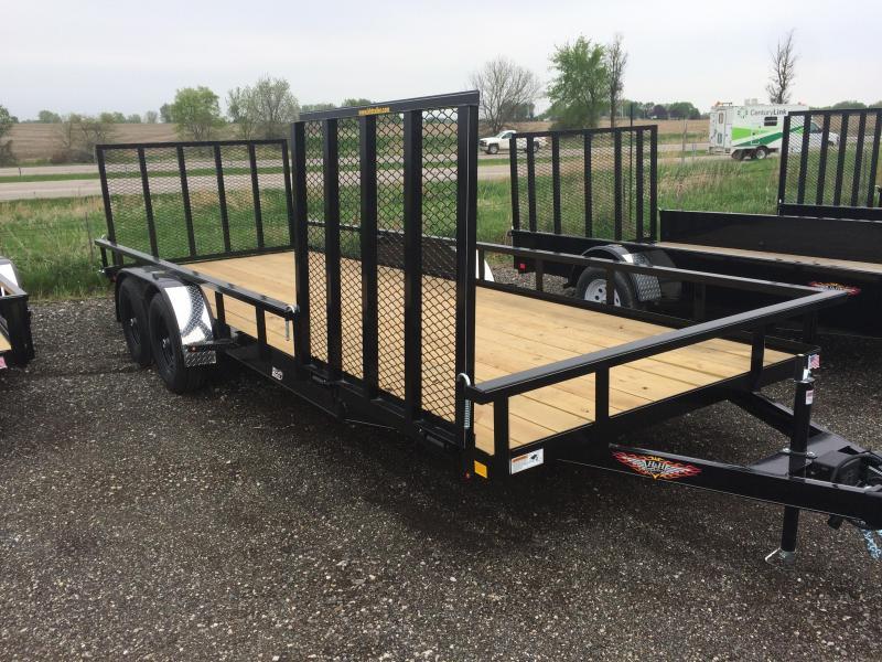 2019 H&H Trailers 82"x20' Utility Rail Side 7K Tandem Axle Side Ramp 2019 H&H Trailers 82"x20' Utility Rail Side 7K Tandem Axle Side Ramp