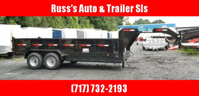 2019 Top Hat Trailers Gn Dp140 Dump Trailer 14k W Tarp Russ Auto