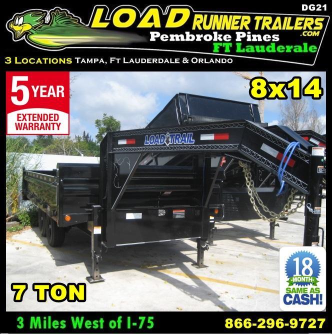 *DG21* 8x14 7 TON Dump Trailer Fold Down Sides|LR Trailers 8 x 14 | DG96-14T7-18S *DG21* 8x14 7 TON Dump Trailer Fold Down Sides|LR Trailers 8 x 14 | DG96-14T7-18S