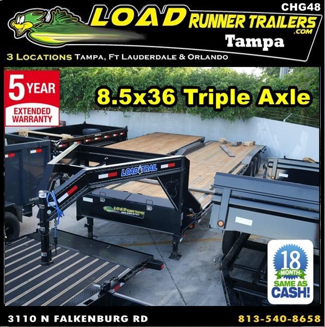 *CHG48* 8.5x36 10 TON Gooseneck Car Hauler Trailer |21K Trailers 8.5 x 36 | CHG102-36TT7-DOF *CHG48* 8.5x36 10 TON Gooseneck Car Hauler Trailer |21K Trailers 8.5 x 36 | CHG102-36TT7-DOF