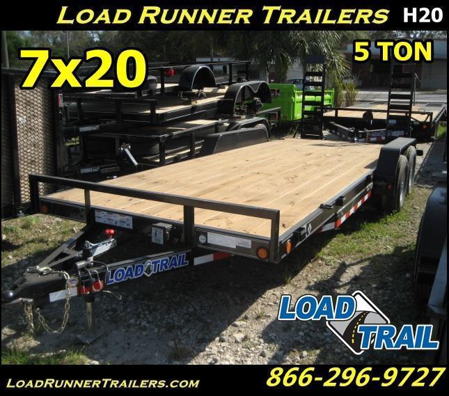*H20* 7x20 Equipment Hauler Trailer 5 TON | Kicker Ramps | EQ83-20T5-2B-WD | 7 x 20 *H20* 7x20 Equipment Hauler Trailer 5 TON | Kicker Ramps | EQ83-20T5-2B-WD | 7 x 20
