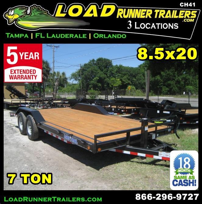 *CH41* 8.5x20 Car Hauler Trailers 7TON Car Trailer/Haulers 8.5 x 20 | CH102-20T7-DOF *CH41* 8.5x20 Car Hauler Trailers 7TON Car Trailer/Haulers 8.5 x 20 | CH102-20T7-DOF