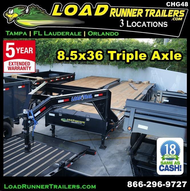 *CHG48* 8.5x36 10 TON Gooseneck Car Hauler Trailer |21K Trailers 8.5 x 36 | CHG102-36TT7-DOF *CHG48* 8.5x36 10 TON Gooseneck Car Hauler Trailer |21K Trailers 8.5 x 36 | CHG102-36TT7-DOF
