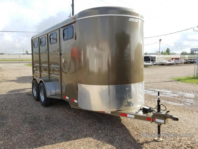 2019 Delco Trailers 3 Horse 6' x 16' Trailer DEL-33 2019 Delco Trailers 3 Horse 6' x 16' Trailer DEL-33