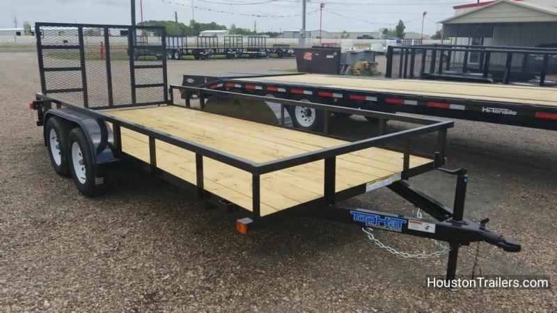 2018 Top Hat Trailers 16' X 77" LDT Utility Trailer TH-135 2018 Top Hat Trailers 16' X 77" LDT Utility Trailer TH-135