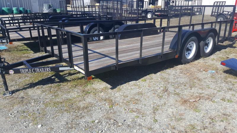 2018 Triple C 7x16 Low Profile Utility Trailer 2018 Triple C 7x16 Low Profile Utility Trailer