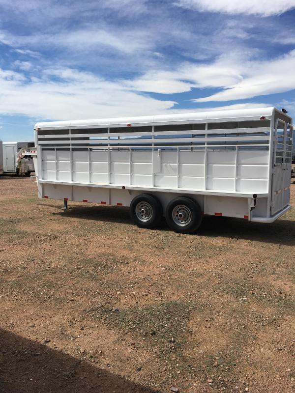 2017 Delco 20' Stock Livestock Trailer True Value Trailers New and