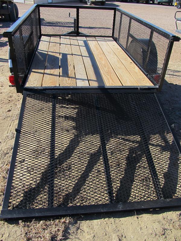 2016 CarryOn 8x60 Wood Floor Mesh Sides Utility Trailer True Value