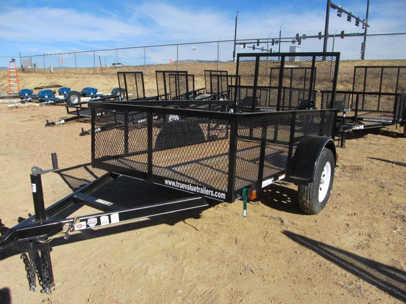 2016 CarryOn 8x60 Wood Floor Mesh Sides Utility Trailer