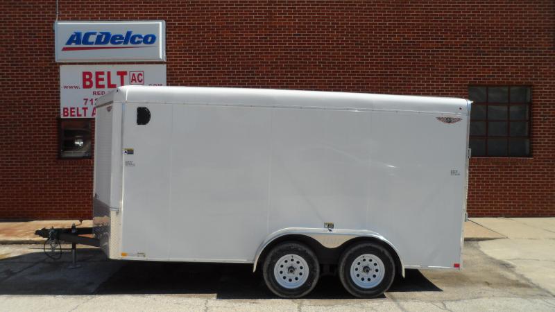 2019 H and H Trailer 7X14 TANDEM RND TOP HH VNOSE 7K CARGO 2019 H and H Trailer 7X14 TANDEM RND TOP HH VNOSE 7K CARGO