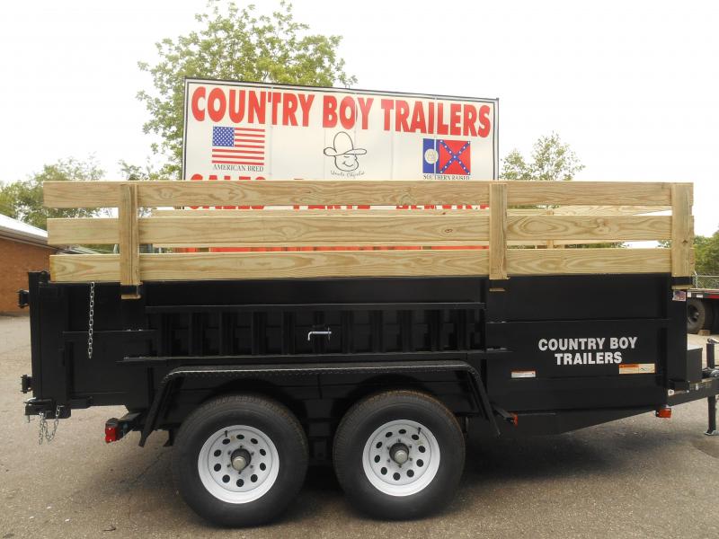 6x12 Dump 2-5200# W/Wood Side 6x12 Dump 2-5200# W/Wood Side