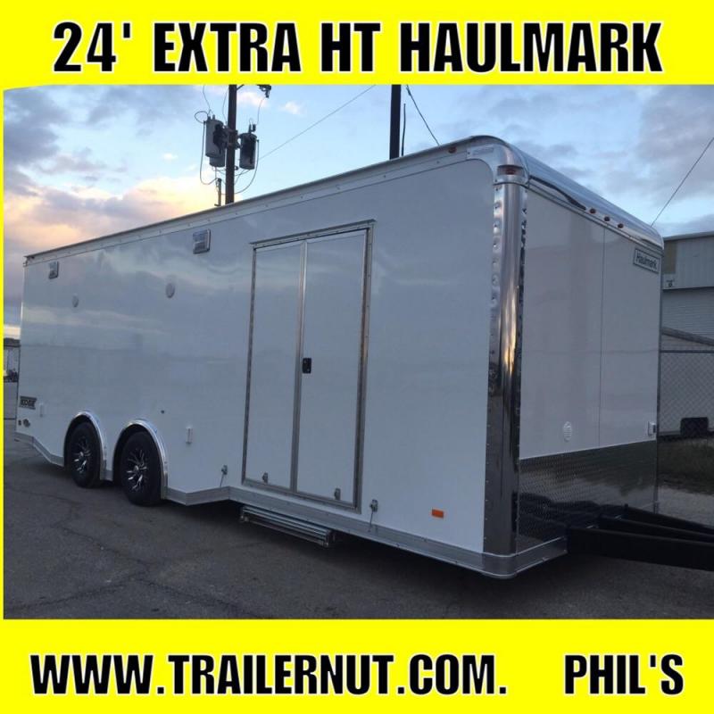 24' Haulmark Edge Car / Racing Trailer LOADED Enclosed Trailers