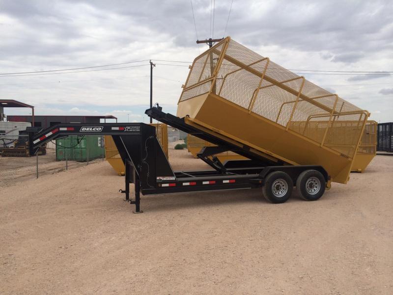 Delco Trailer 14' Gooseneck Roll Off Dump Trailer Nationwide