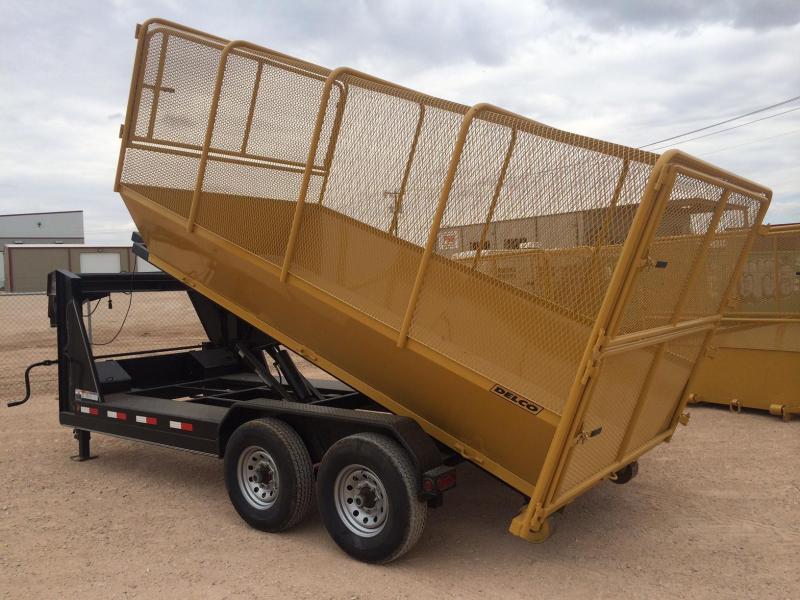Delco Trailer 14' Gooseneck Roll Off Dump Trailer Nationwide