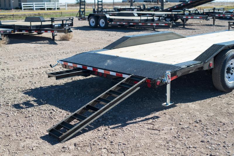 2017 PJ 102"x20' Bumper Pull 14k SuperWide Happy Trailer Sales PJ