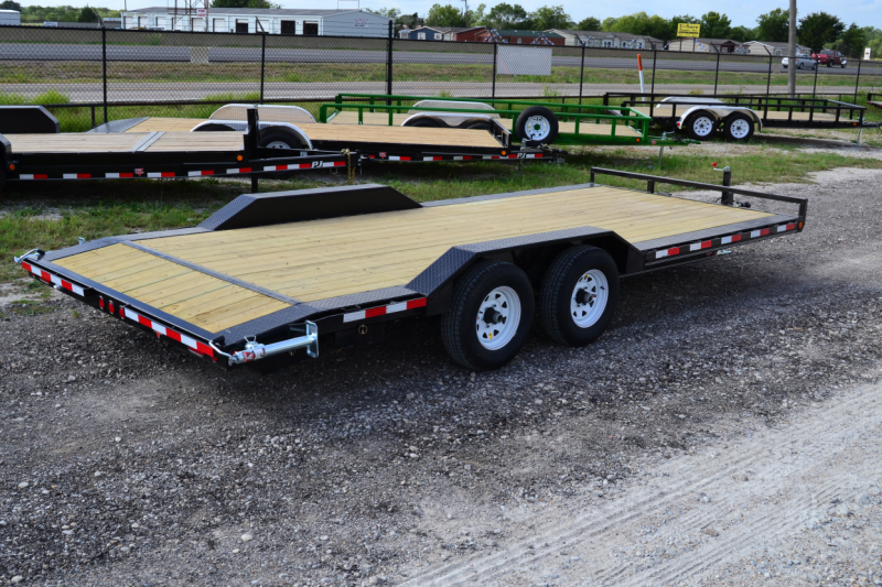 2017 PJ Extra Wide Car Hauler 102"x20' (18'+2') Happy Trailer Sales
