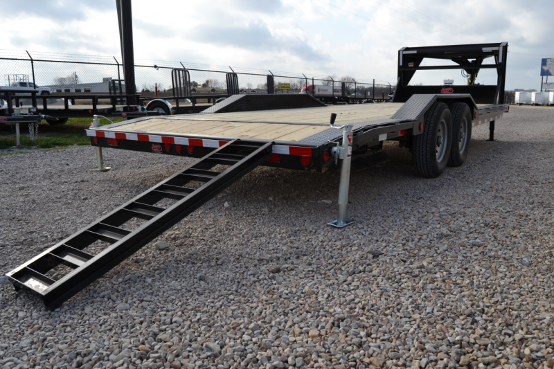2017 PJ 102"x24' GN Superwide w/Drive Over Fenders Happy Trailer