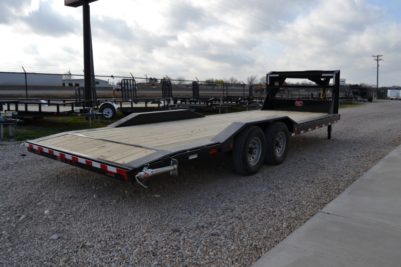 2017 PJ 102"x24' GN Superwide w/Drive Over Fenders Happy Trailer