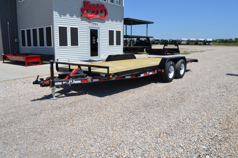 2017 PJ Car Hauler Quick Tilt 83"x20' Happy Trailer Sales PJ