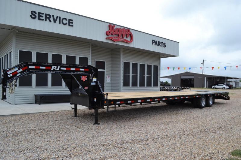 2017 PJ 102"x36' Low Pro Gooseneck Flatbed Happy Trailer Sales PJ