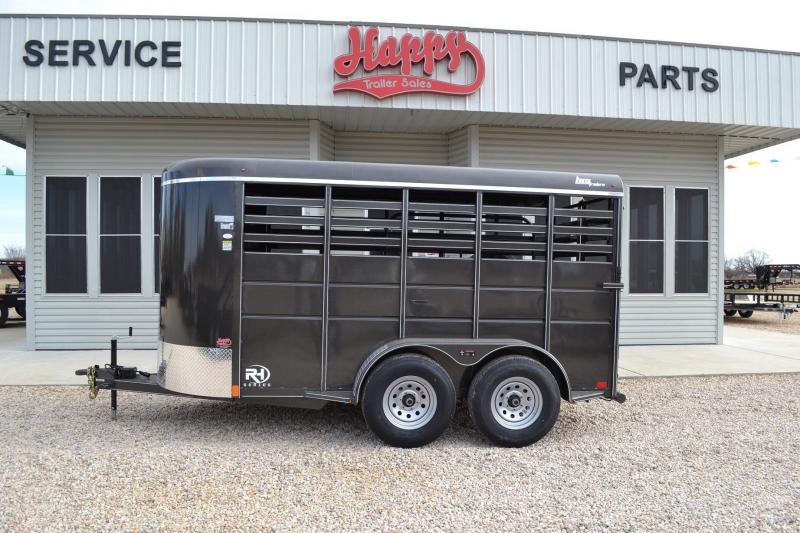 2017 BCI 6' x 14' RH Series Bumper Pull Stock Trailer Happy Trailer