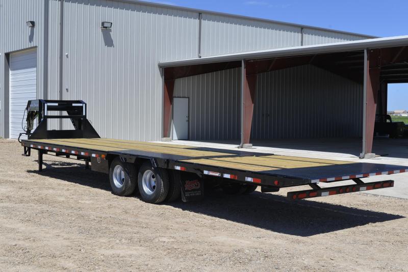 2017 PJ 102"x32' Gooseneck Hydraulic Dovetail Happy Trailer Sales