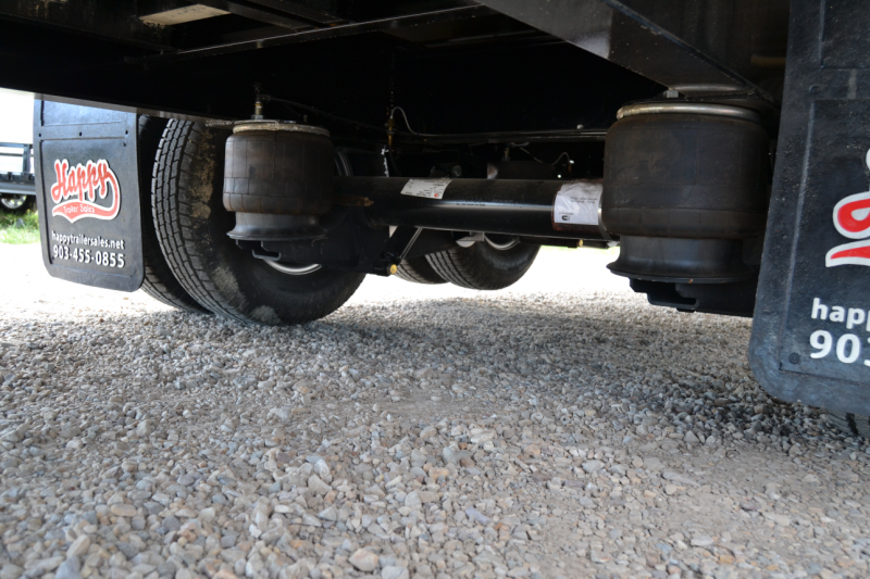 2017 PJ 102"x40' Gooseneck Air Ride w/Lift Axle Happy Trailer Sales PJ Trailers in Texas