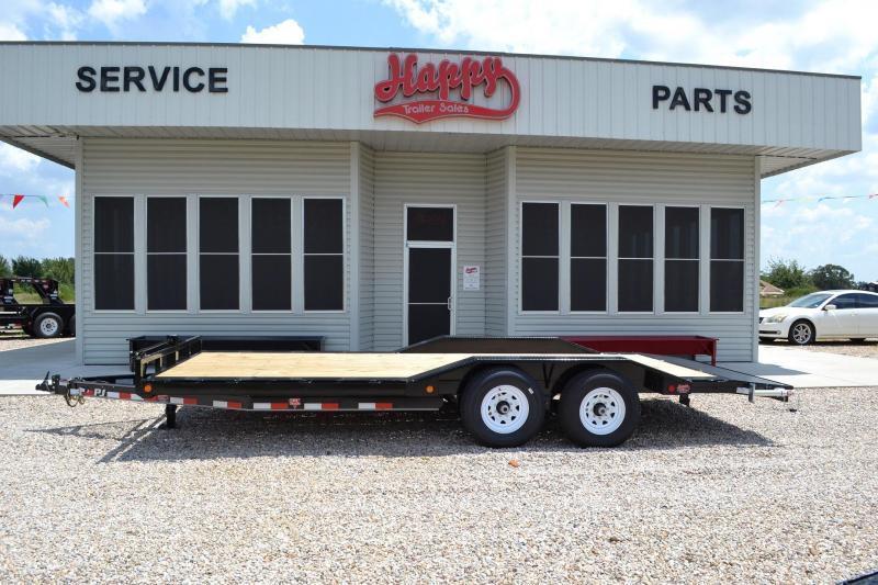 2017 PJ 102"x20' Super wide w/Drive over Fenders Happy Trailer Sales