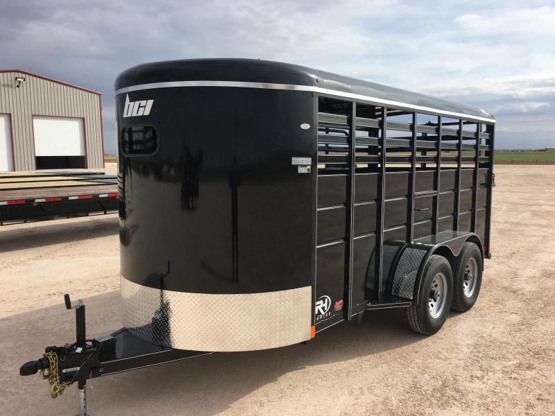 2017 BCI 6X16 RH Livestock Trailer Happy Trailer Sales PJ Trailers in Texas