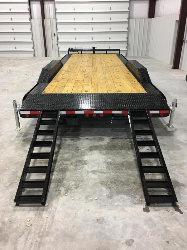 2017 PJ 24'x102" Super wide w/Drive over Fenders Happy Trailer Sales
