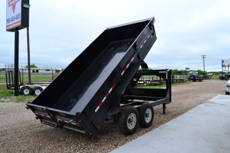 2017 PJ 83"x14' Gooseneck Dump Trailer Happy Trailer Sales PJ