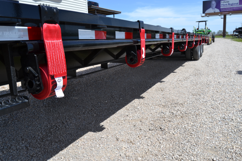 2017 PJ 102"x40' Gooseneck Flatbed w/Straps Happy Trailer Sales PJ