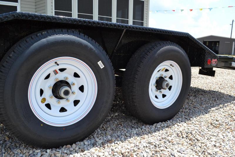 2017 PJ 102"x20' Super wide w/Drive over Fenders Happy Trailer Sales
