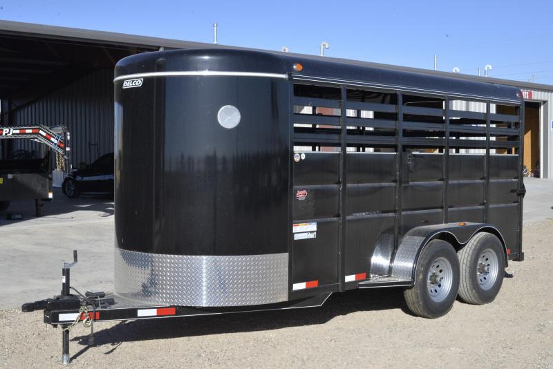 2017 Delco 6' x 16' Bumper Pull Stock Trailer Happy Trailer Sales