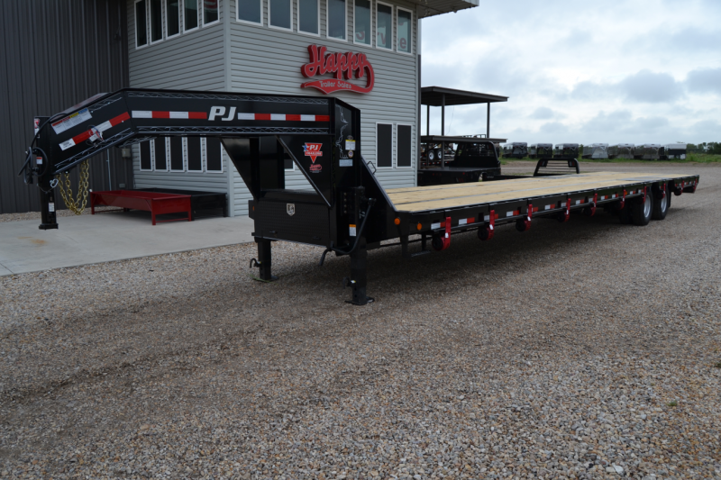 2017 Pj 102x40 30k Gooseneck Hotshot Trailer Happy Trailer Sales