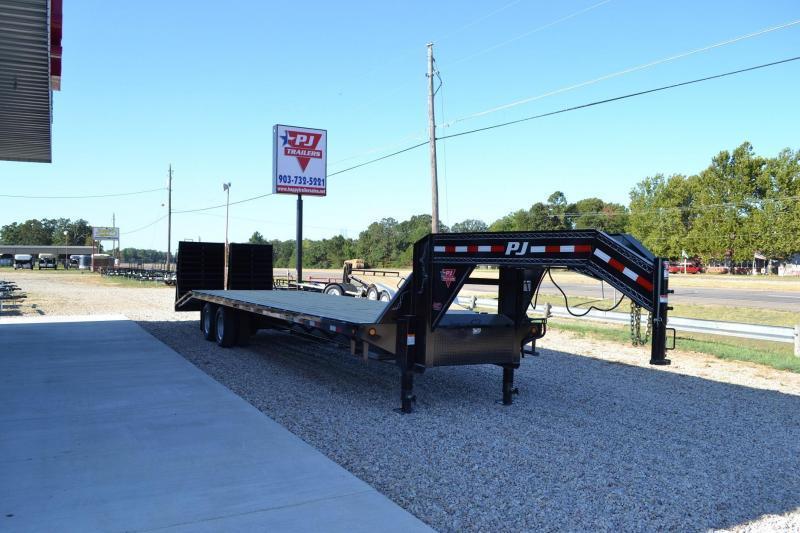 2017 PJ Gooseneck Flatbed 102"x32' (27'+5') Happy Trailer Sales PJ
