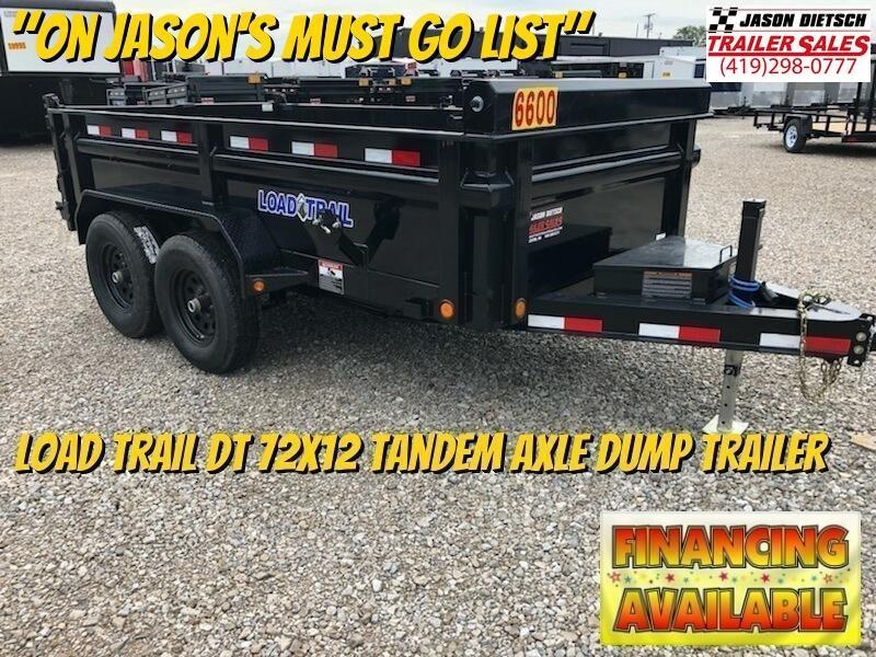 2019 Load Trail DT 72x12 Tandem Axle Dump Trailer....Stock#LT-170691 2019 Load Trail DT 72x12 Tandem Axle Dump Trailer....Stock#LT-170691