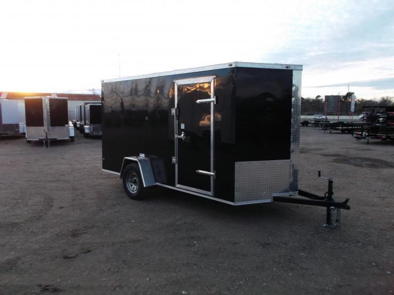 2019 Texas Select 6x12 Single Axle Cargo Trailer / Enclosed Trailer / 6'3" Interior / Barn Doors / Side Door / LEDs 2019 Texas Select 6x12 Single Axle Cargo Trailer / Enclosed Trailer / 6'3" Interior / Barn Doors / Side Door / LEDs