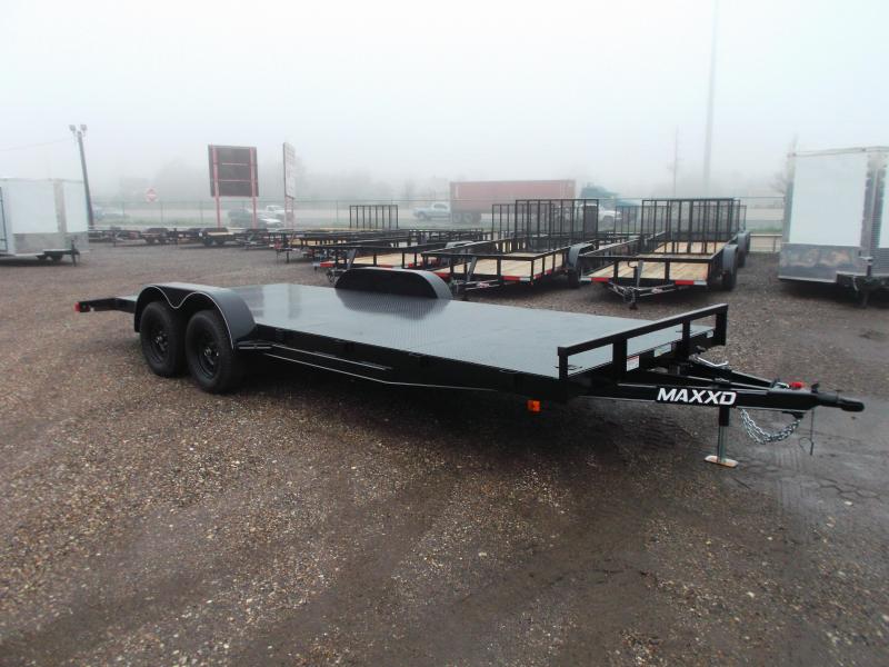 2019 Maxxd 83x18 Steel Deck Car Hauler / Racing Trailer / Powder Coated / 5ft Ramps / 2ft Dovetail / Radial Tires 2019 Maxxd 83x18 Steel Deck Car Hauler / Racing Trailer / Powder Coated / 5ft Ramps / 2ft Dovetail / Radial Tires