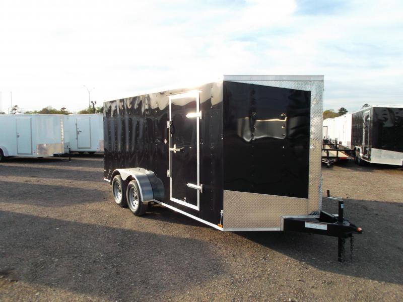 2019 Lark 7x16 Tandem Axle Cargo Trailer / Enclosed Trailer / Barn Doors / Side Door / LEDs 2019 Lark 7x16 Tandem Axle Cargo Trailer / Enclosed Trailer / Barn Doors / Side Door / LEDs