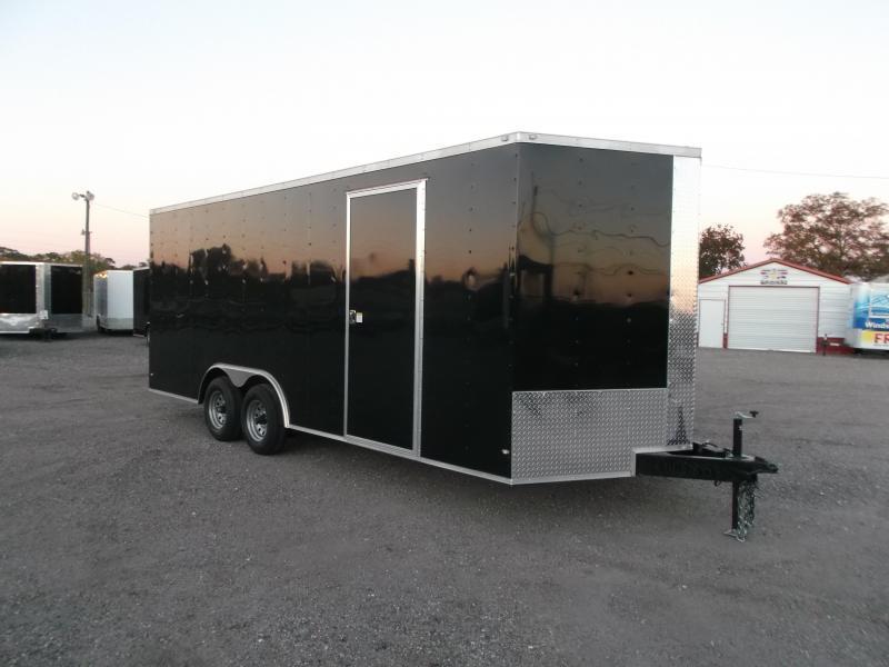 2019 Covered Wagon Trailers 8.5x20 Tandem Axle Cargo / Enclosed Trailer w/ 7ft Interior / 5200# Axles / RV Side Door / LEDs 2019 Covered Wagon Trailers 8.5x20 Tandem Axle Cargo / Enclosed Trailer w/ 7ft Interior / 5200# Axles / RV Side Door / LEDs