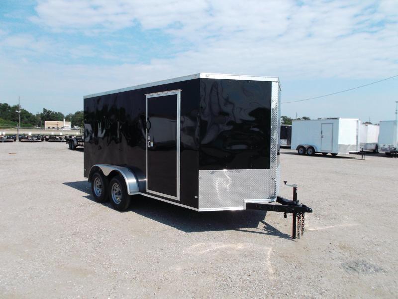 SPECIAL - 2019 Covered Wagon Trailers 7x14 Tandem Axle Cargo Trailer / Enclosed Trailer / Ramp / 6'6" Interior Height / RV Side Door / LEDs SPECIAL - 2019 Covered Wagon Trailers 7x14 Tandem Axle Cargo Trailer / Enclosed Trailer / Ramp / 6'6" Interior Height / RV Side Door / LEDs